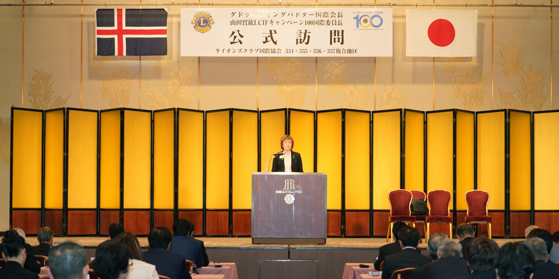 イングバドター国際会長 西日本公式訪問
