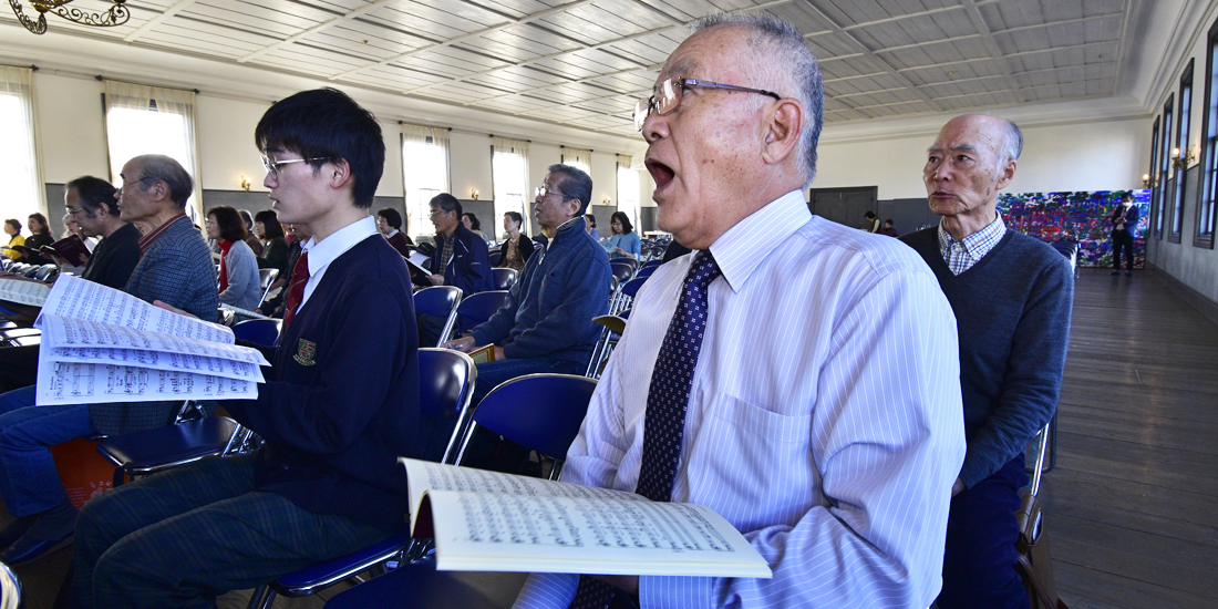 歌で震災からの復興を みんなで歌う第九の会