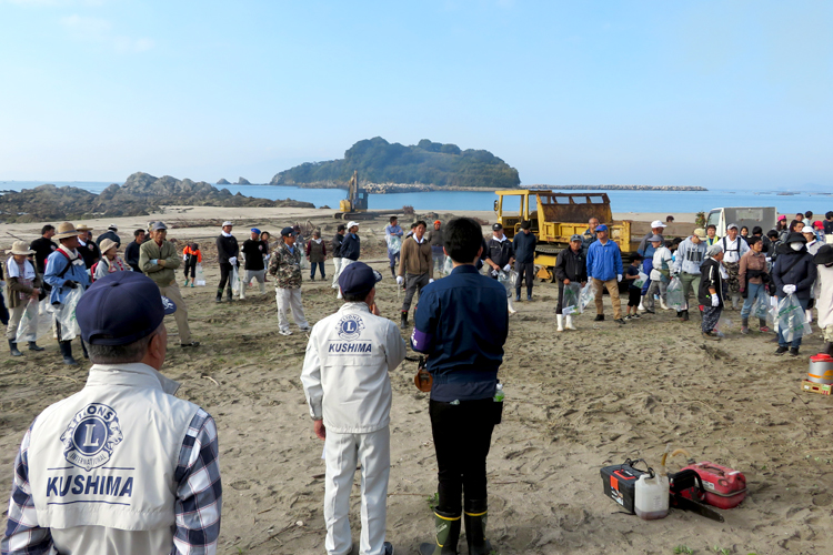 よみがえった 風光明媚な海岸