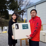 ホテル寄贈の冷蔵庫を 西日本豪雨被災者へ届ける