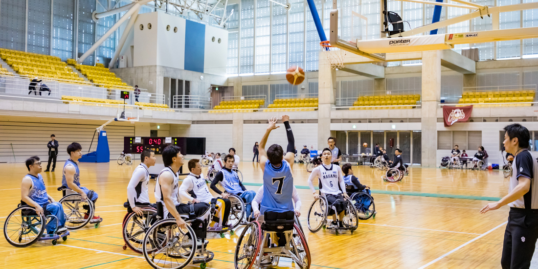 魚津でも知名度を上げたい。車椅子バスケットボール大会協力