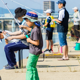 地元の鏡川を親子で楽しむちびっこハゼ釣り大会