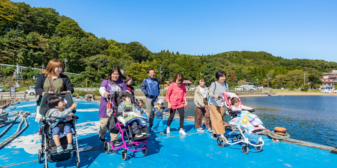 会津通園訓練センターたんぽぽ園の遠足支援