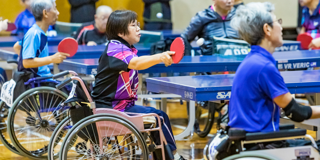 西日本の選手が集まる笑顔あふれる卓球大会