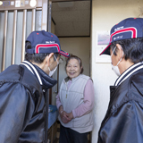 独り暮らしの高齢者と過ごす楽しいひと時