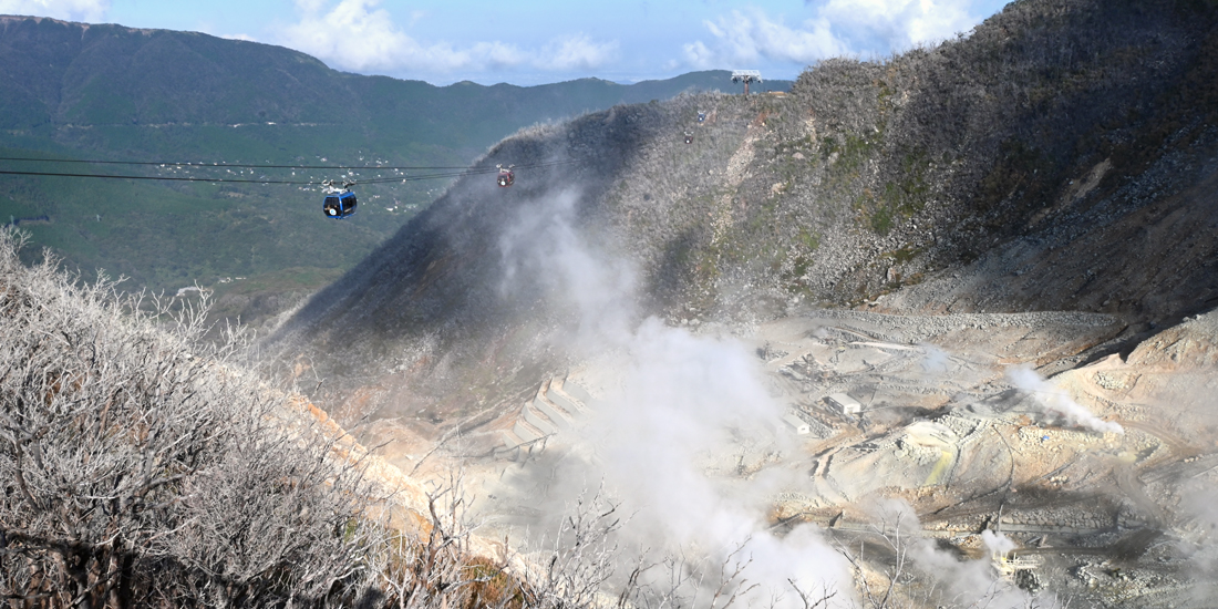 火山との共生のため温泉観光地に出来ること