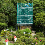 鹿児島観光の思い出はきれいな西郷銅像と一緒に