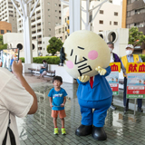 市民に慕われる”松戸さん” 地域PRと奉仕活動に活躍中