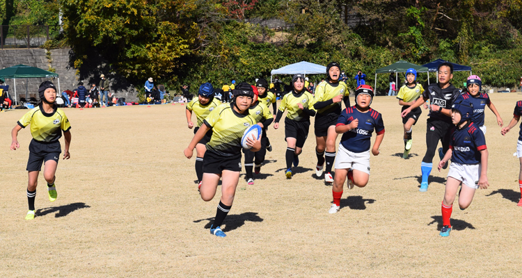 3年ぶりの熱戦 小学生ラグビー大会