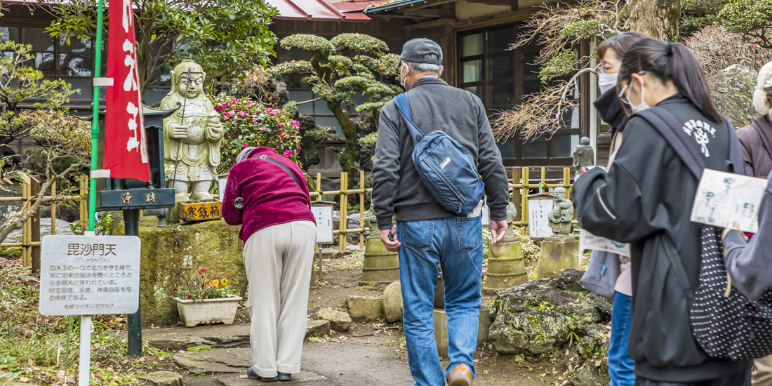 歩いて、見付けて、福を授かる”七福神めぐり”