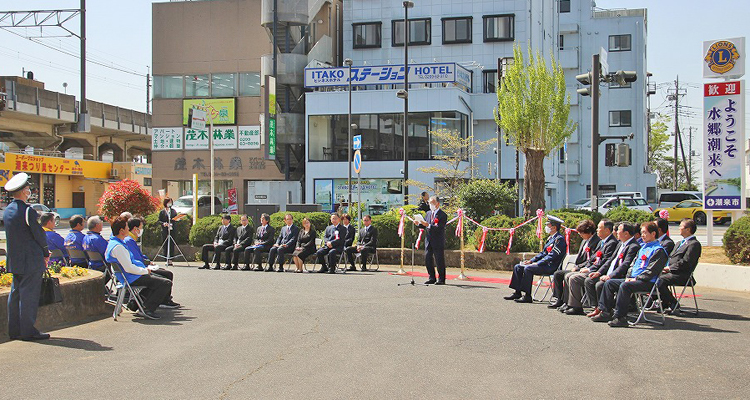 20周年記念事業 交通安全標語看板塔設置