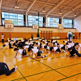 ろう学校で走り方教室開催