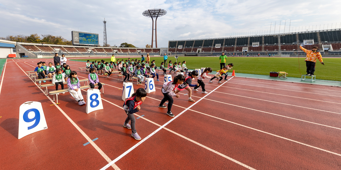 楽しく走って学ぶかけっこ教室