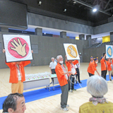 身体障がい者スポーツの大会を支援