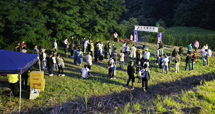 環境保全の大切さ学ぶほたる観賞会